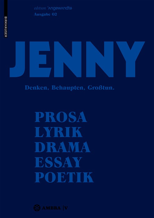 Book cover image for JENNY. Ausgabe 02 ISBN: 9783990436752