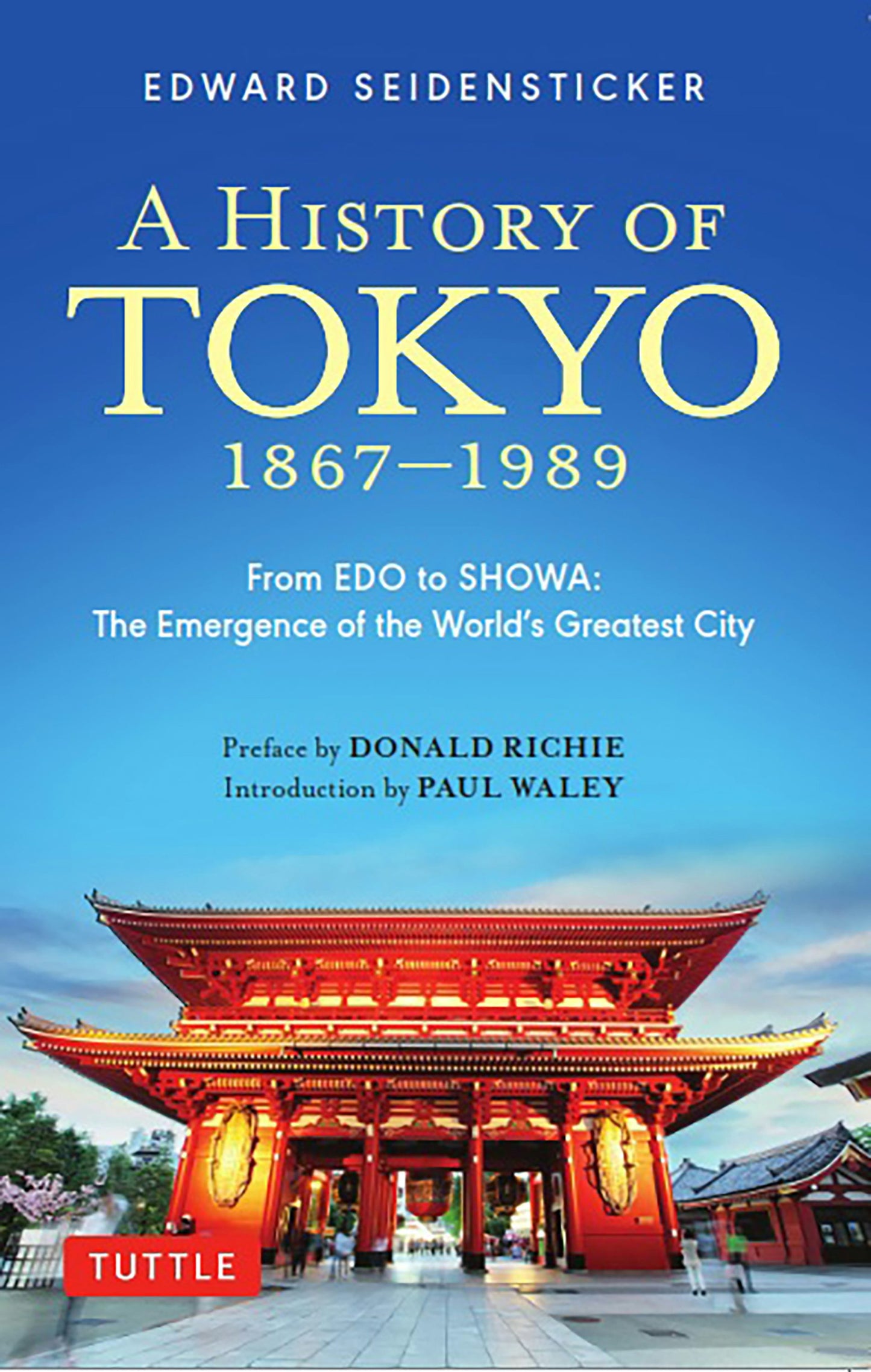 Book cover image for A History of Tokyo 1867-1989 ISBN: 9784805318119