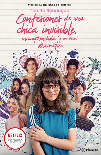 Book cover image for Confesiones de una chica invisible, incomprendida y (un poco) dramática ISBN: 9786070783319