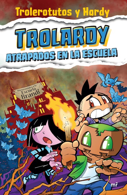 Book cover image for Trolardy 4. Atrapados en la escuela ISBN: 9786070796975