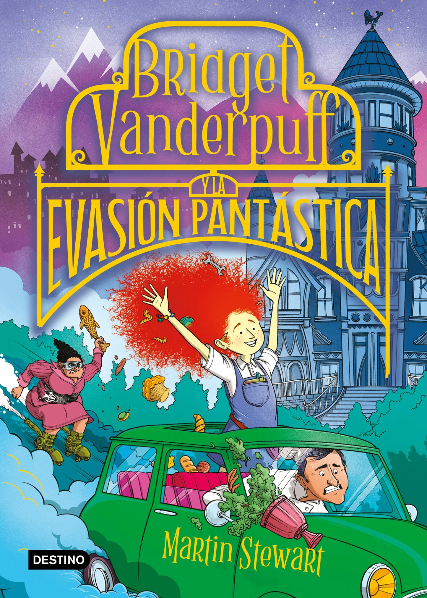 Book cover image for Bridget Vanderpuff 1. Bridget Vanderpuff y la evasión pantástica / Bridget Vanderpuff and the Baked Escape #1 ISBN: 9786073918558