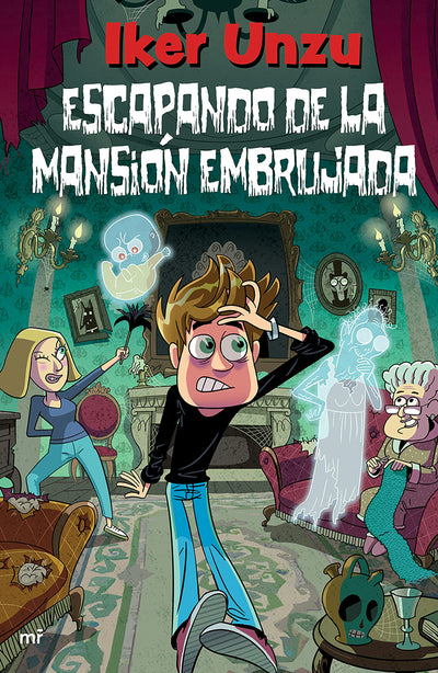 Cover image for Escapando de la mansión embrujada / Running from the Haunted Mansion, isbn: 9786073923880