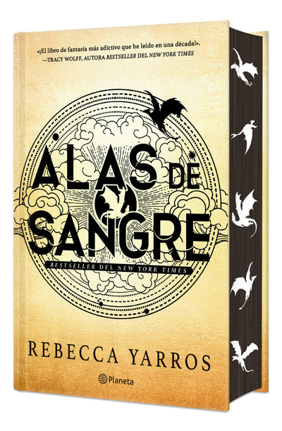 Cover image for Alas de sangre. Edición especial con cantos decorados / Fourth Wing. Special Edition with Sprayed Edges, isbn: 9786073925020