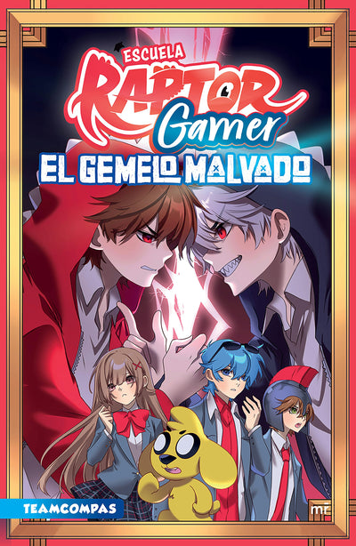 Cover image for Escuela RaptorGamer 2: El gemelo malvado (Cómic) / RaptorGamer School 2: The Evil Twin (Comic Book), isbn: 9786073929929