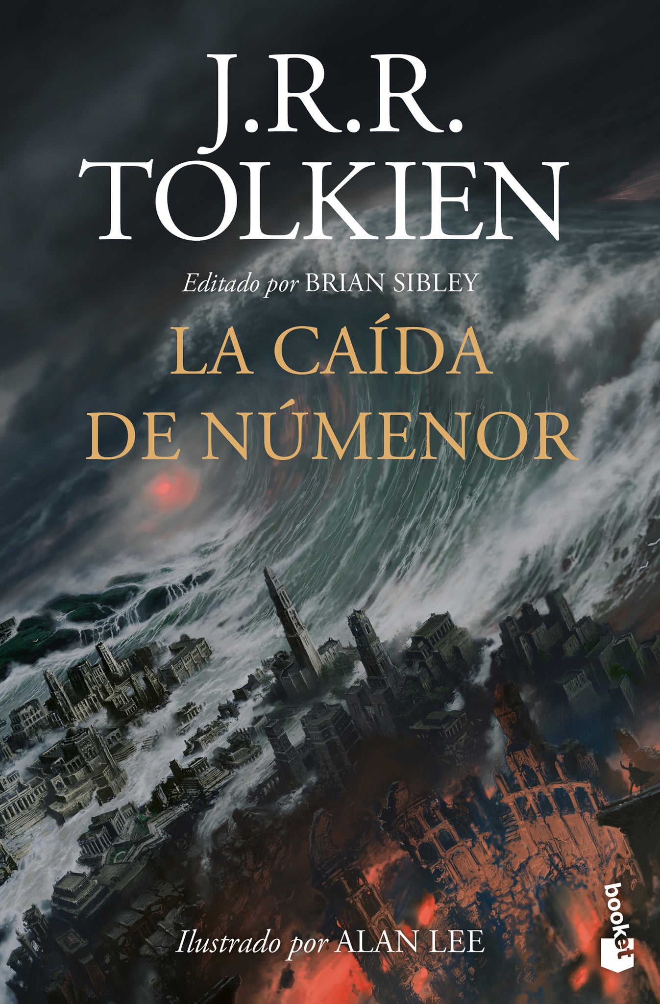 Cover image for La caída de Númenor / The Fall of Númenor ISBN 9786073933919