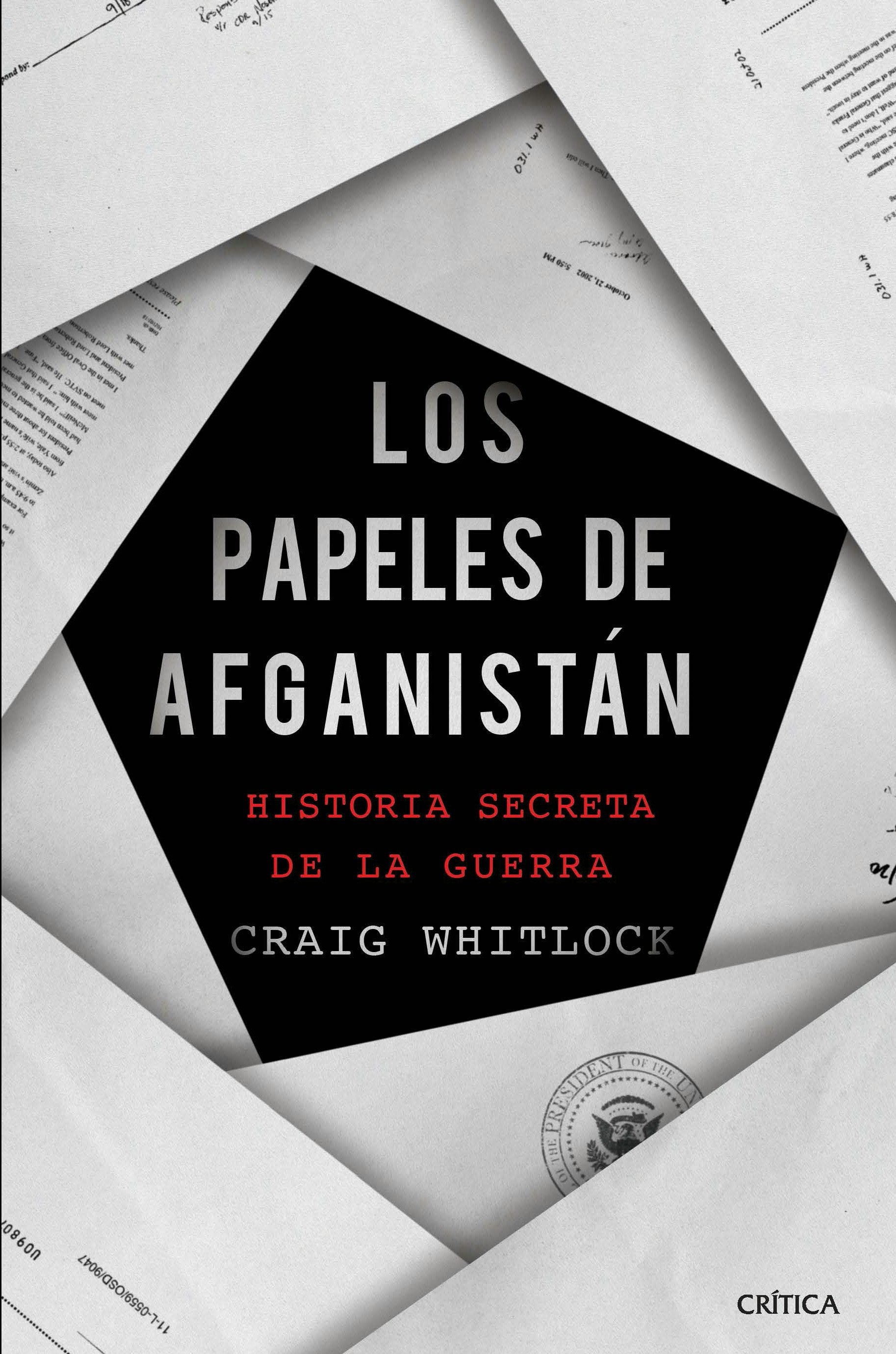 Book cover image for Los papeles de Afganistán ISBN: 9786075692104