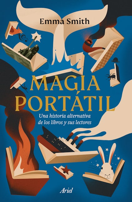 Book cover image for Magia portátil: Una historia alternativa de los libros y sus lectores ISBN: 9786075694870