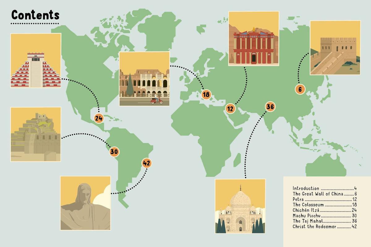 Cover image for How the New Seven Wonders of the World Were Built ISBN 9788000076348