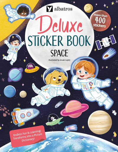 Cover image for Deluxe Sticker Book: Space, isbn: 9788000078472