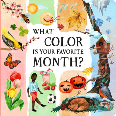 Cover image for What Color Is Your Favorite Month?, isbn: 9788000079035