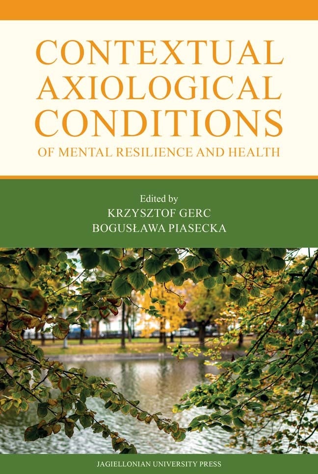 Book cover image for Contextual Axiological Conditions of Mental Resilience and Health ISBN: 9788323349259