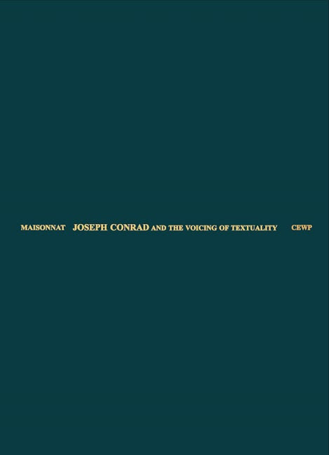 Book cover image for Joseph Conrad and the Voicing of Textuality ISBN: 9788377849309