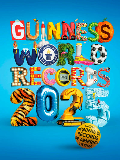Cover image for Guinness World Records 2025: con récords de América Latina (Edición Latinoamericana) / GWR 2025: Featuring Latin American Records (Latin American Edition), isbn: 9788408290339