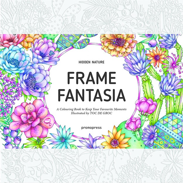 Book cover image for Hidden Nature's Frame Fantasia ISBN: 9788416504442