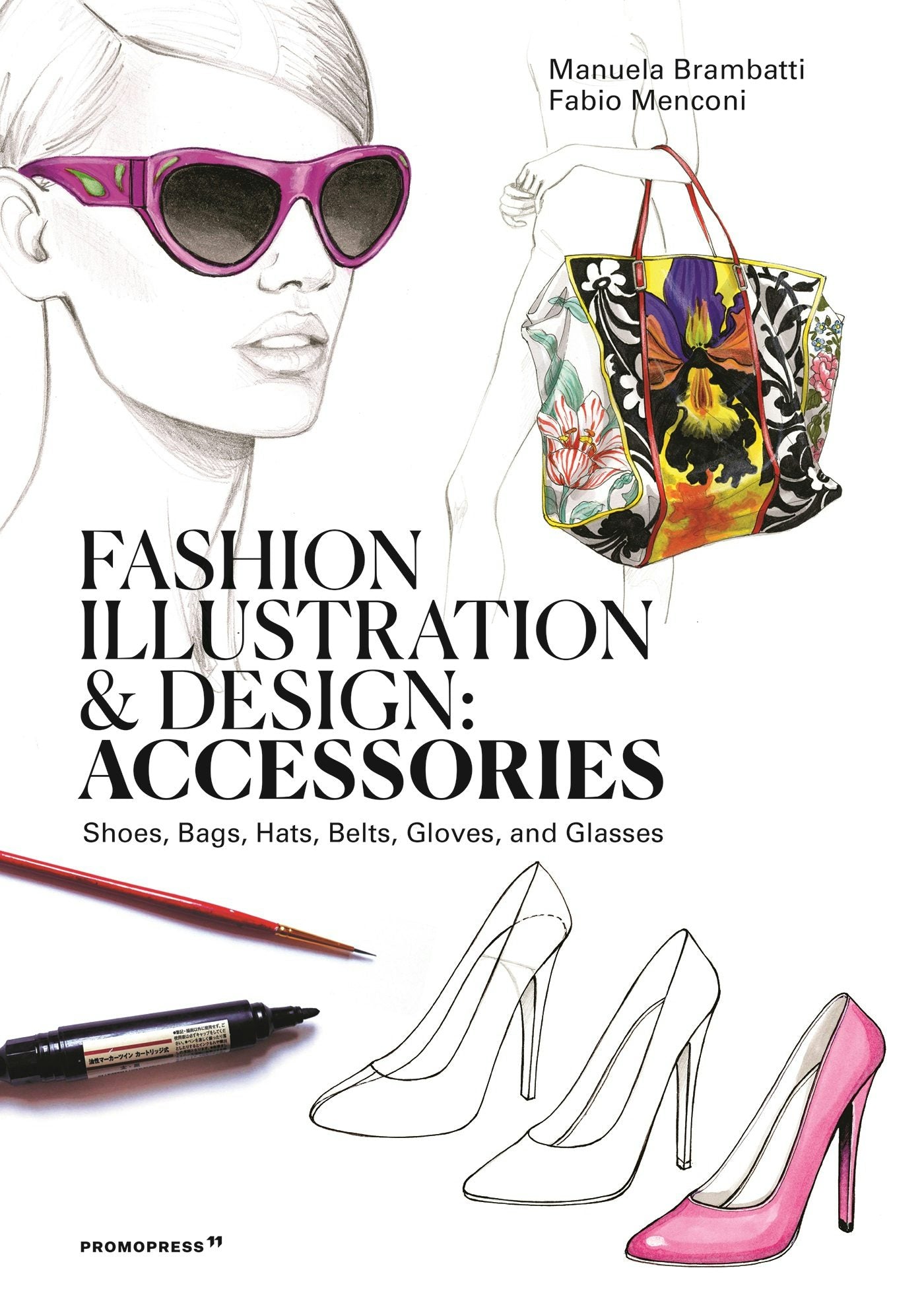 Book cover image for Fashion Illustration and Design: Accessories ISBN: 9788417412647