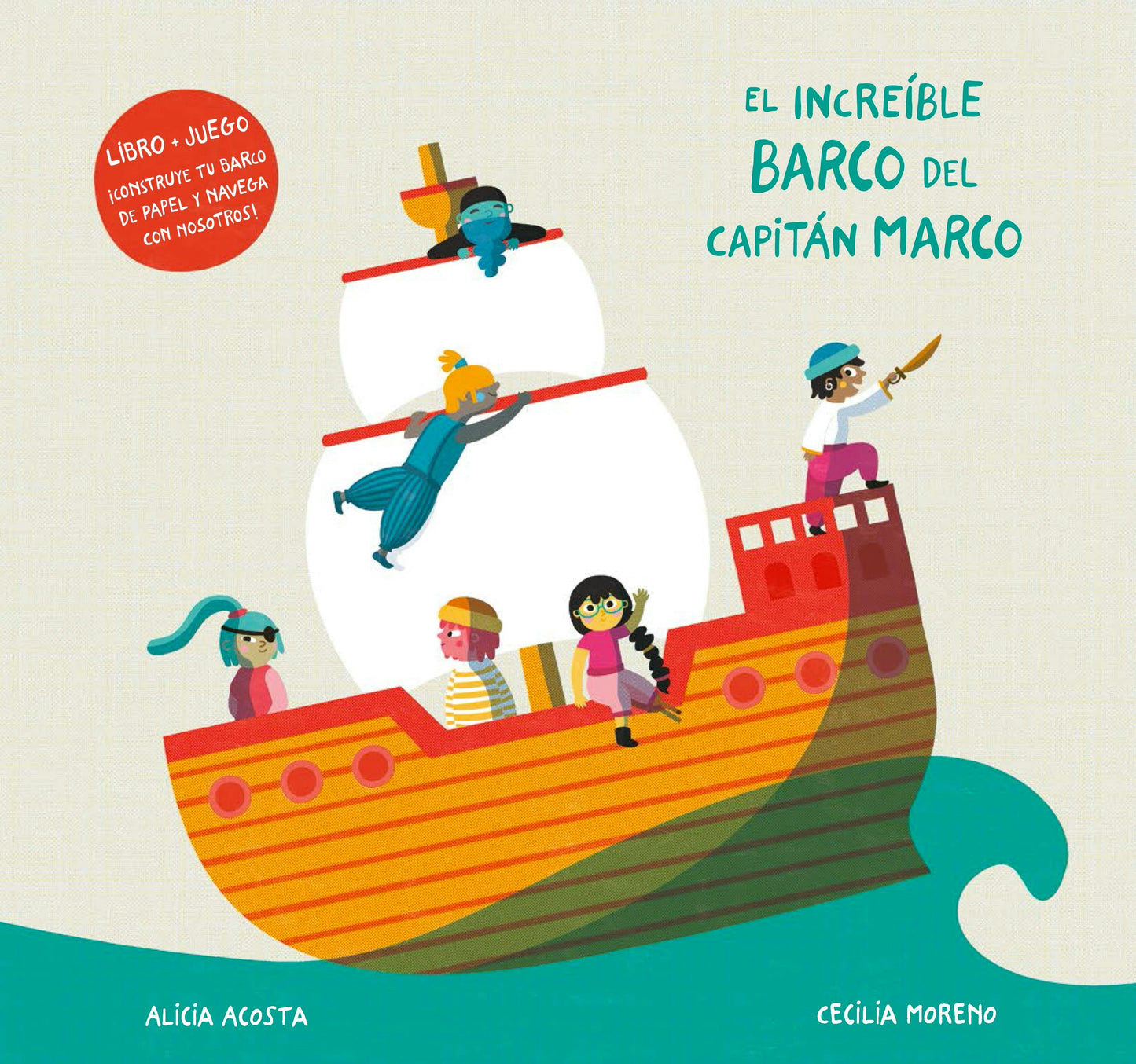 Book cover image for El increíble barco del capitán Marco ISBN: 9788418133152