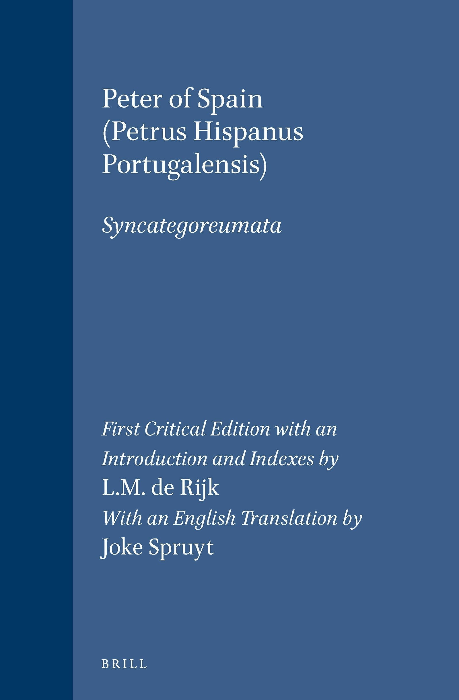 Book cover image for Syncategoreumata ISBN: 9789004094345