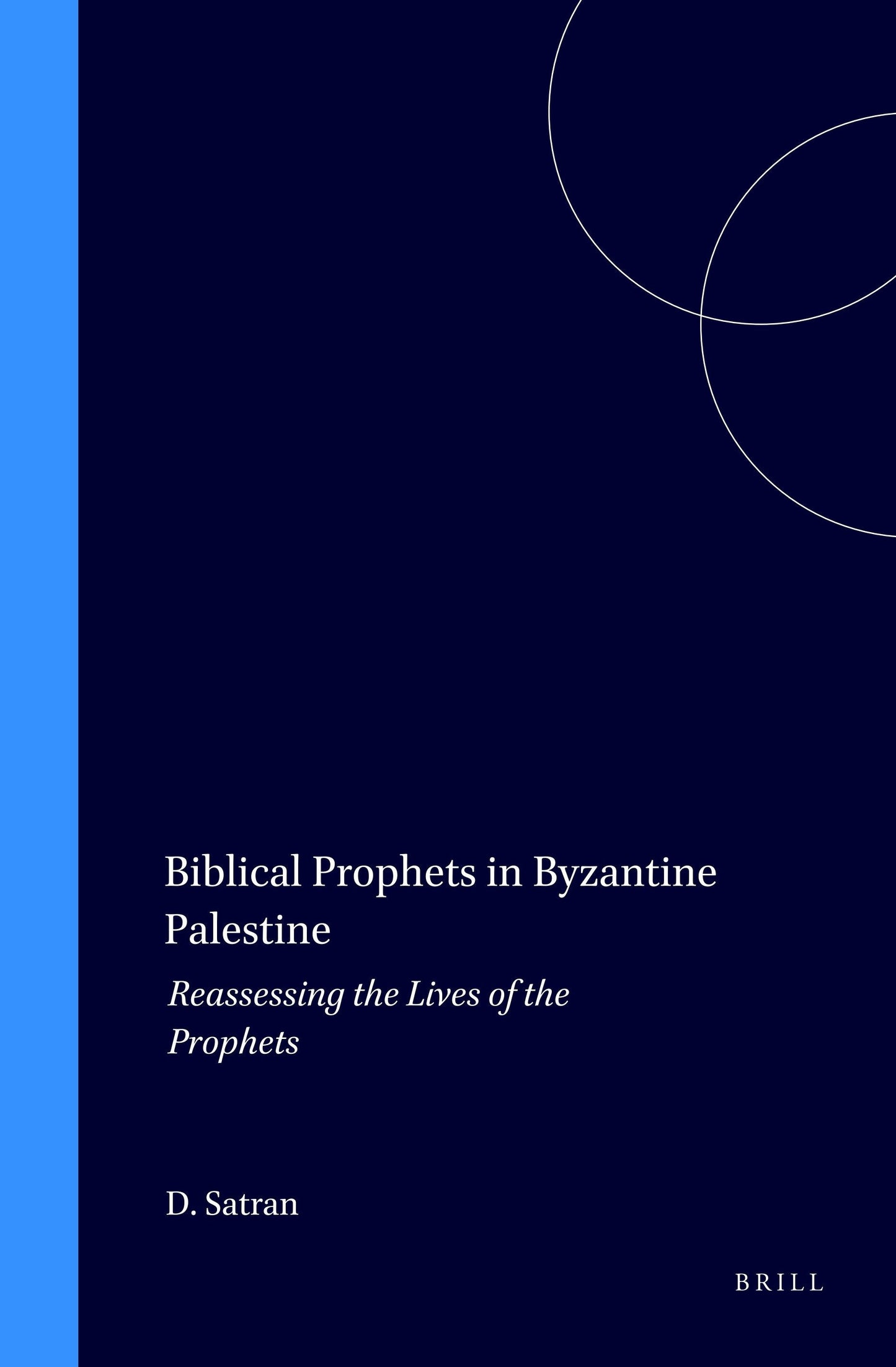 Book cover image for Biblical Prophets in Byzantine Palestine ISBN: 9789004102347