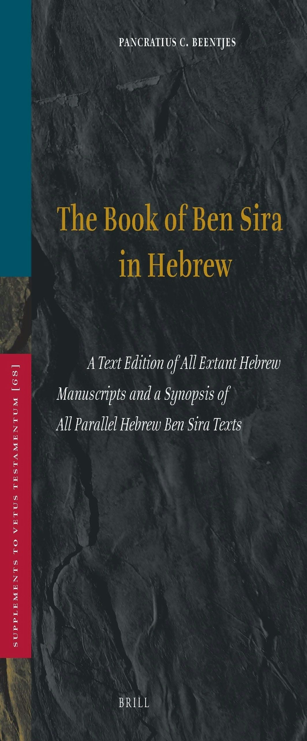 Book cover image for Book of Ben Sira in Hebrew ISBN: 9789004107670
