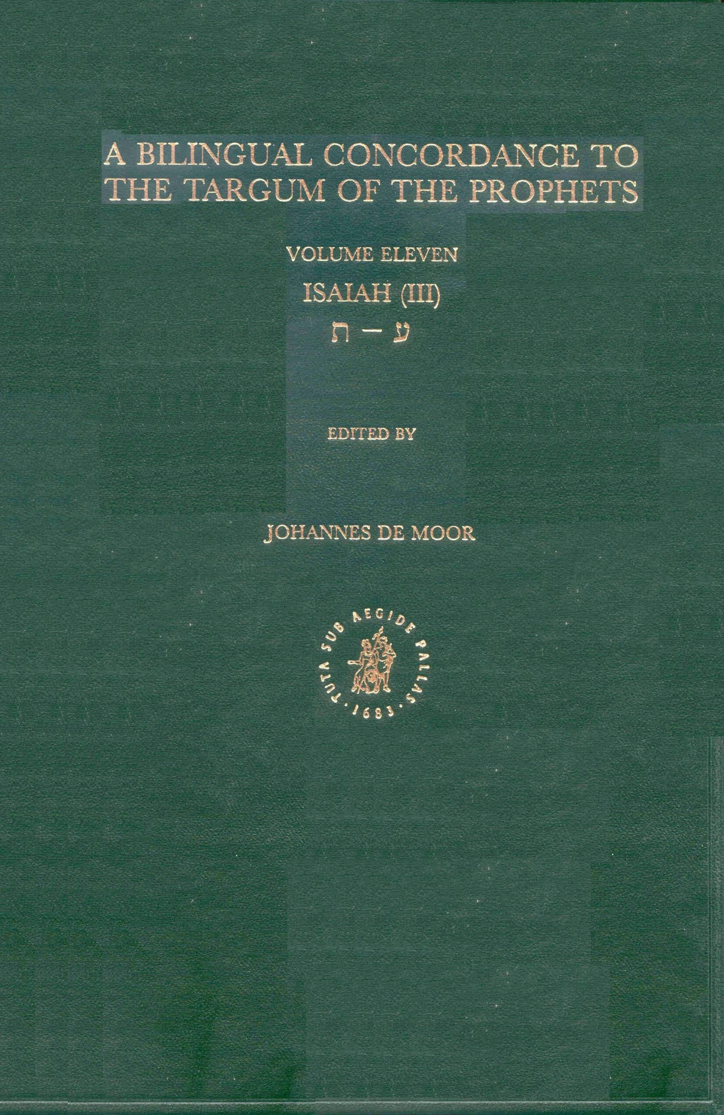 Book cover image for Bilingual Concordance to the Targum of the Prophets, Volume 11 Isaiah (ayin - taw) ISBN: 9789004126381