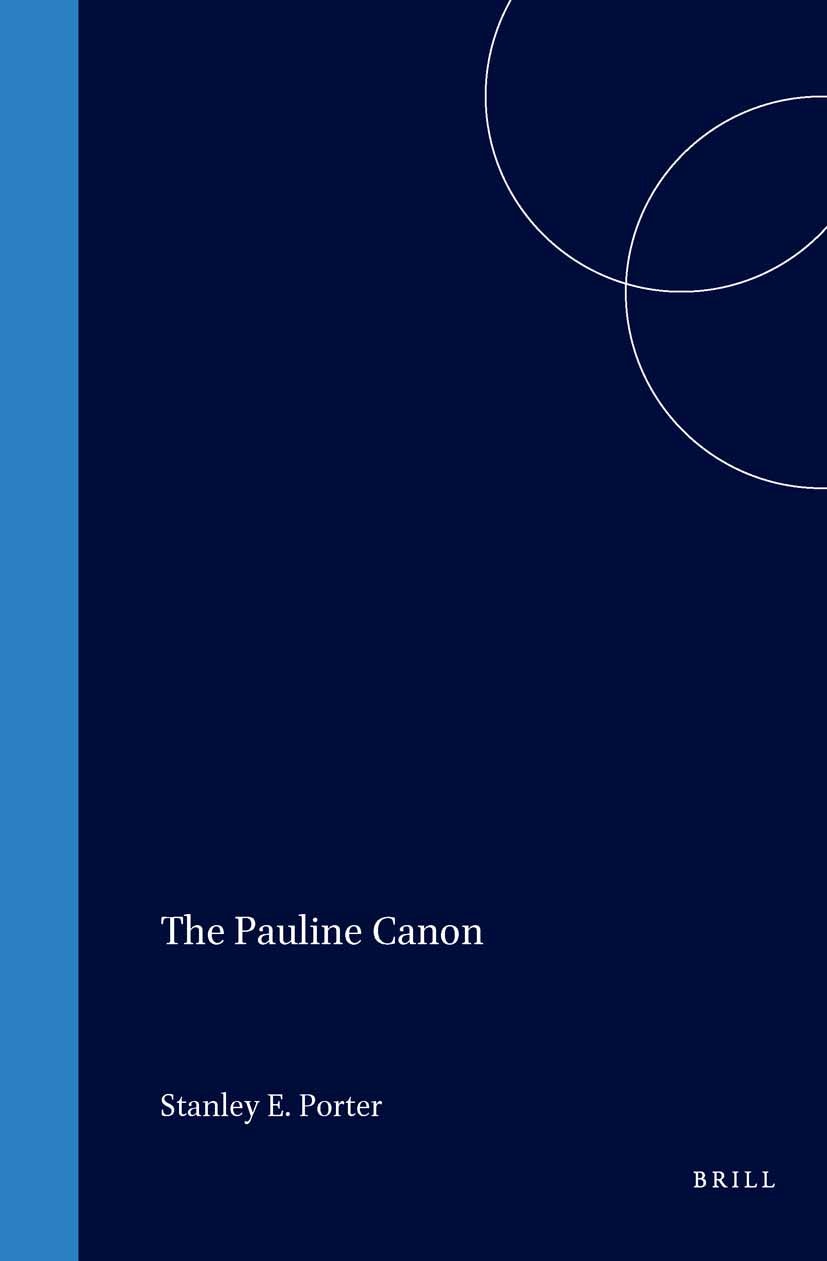 Book cover image for The Pauline Canon ISBN: 9789004138919