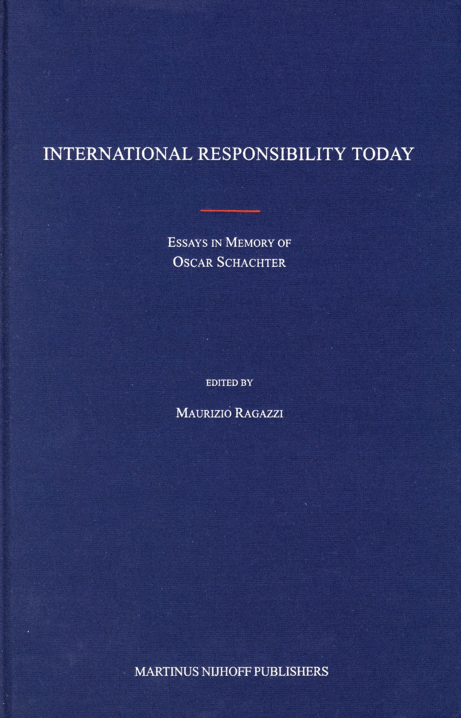 Book cover image for International Responsibility Today ISBN: 9789004144347
