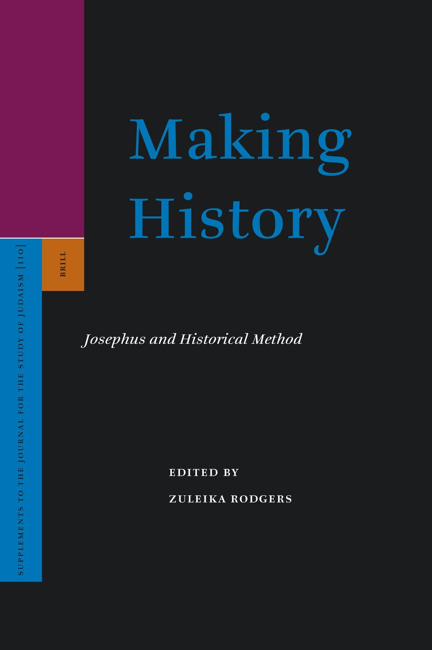 Book cover image for Making History ISBN: 9789004150089