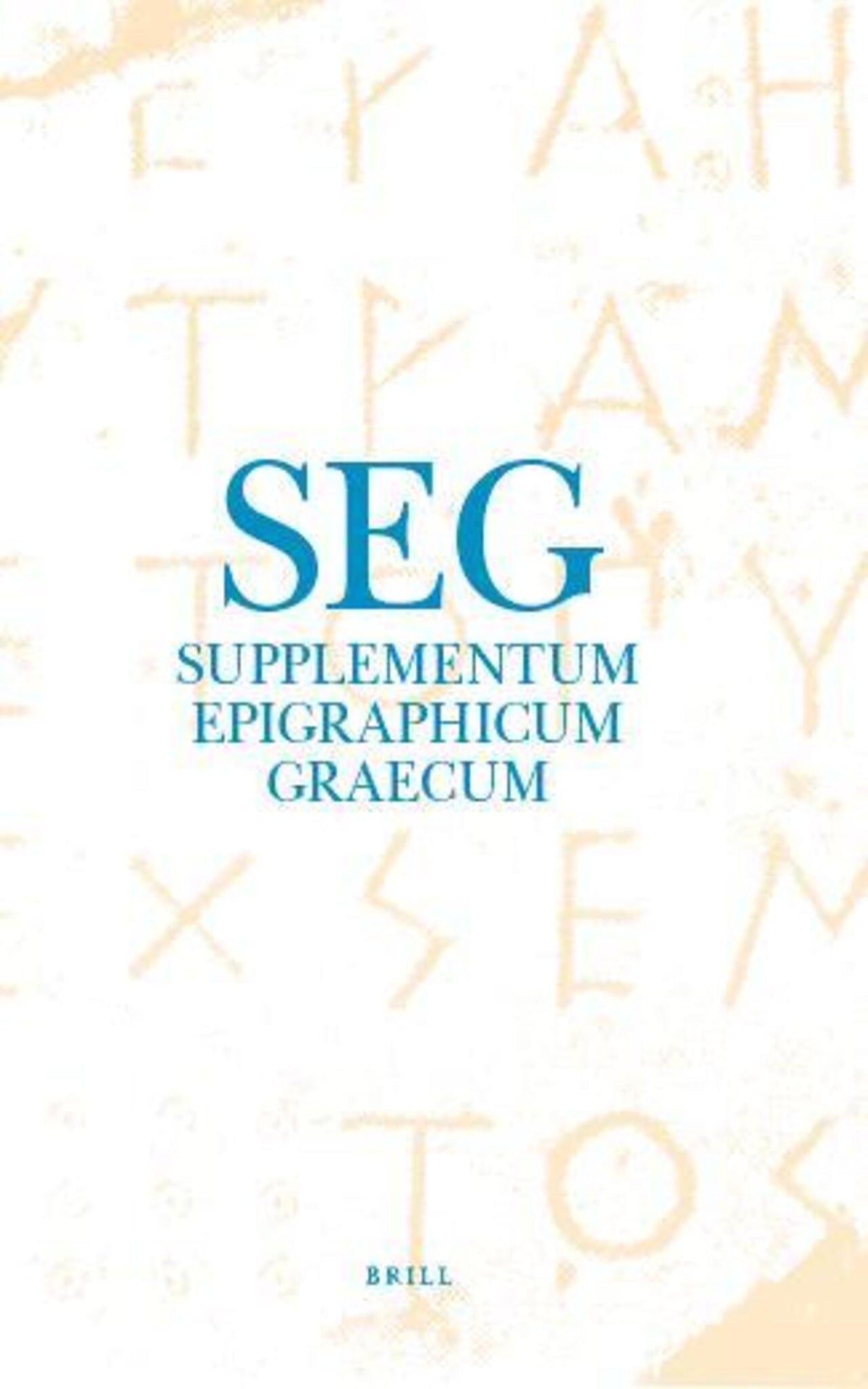 Cover image for Supplementum Epigraphicum Graecum, Volumes I to XXV (1923 - 1971) plus Index (8 vols.) ISBN 9789004164994