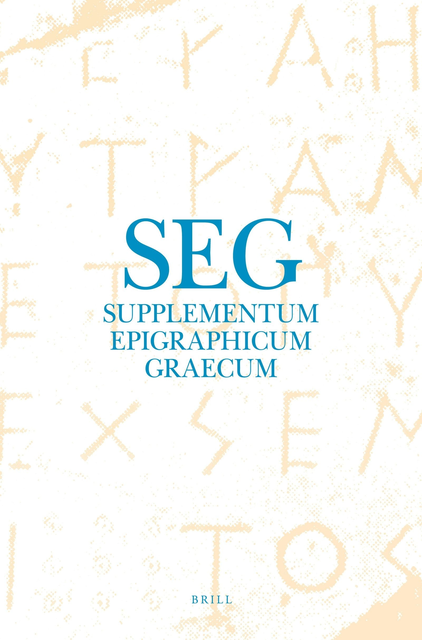 Book cover image for Supplementum Epigraphicum Graecum, Volume LX (2010) ISBN: 9789004274044