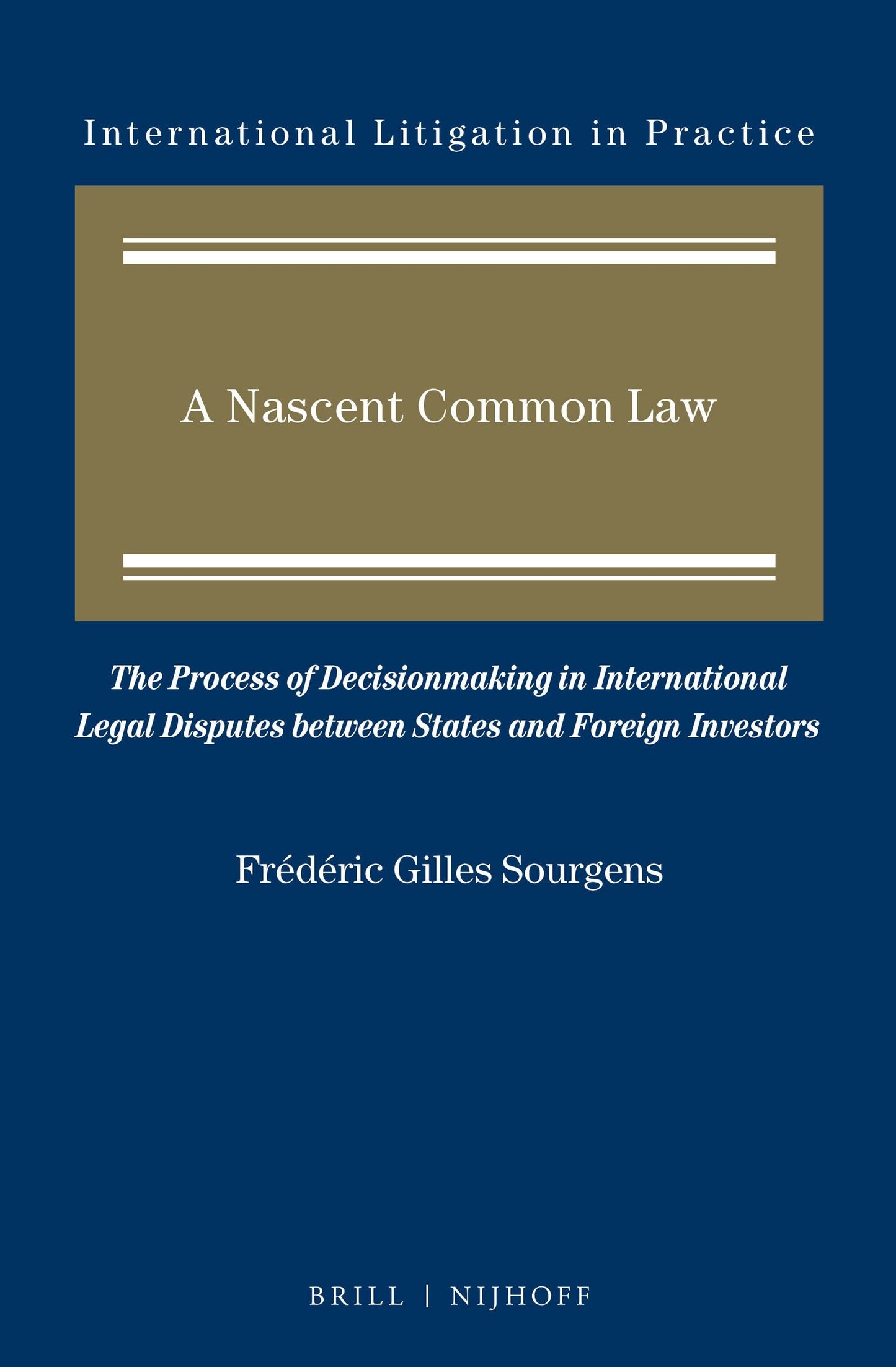 Book cover image for A Nascent Common Law ISBN: 9789004288195