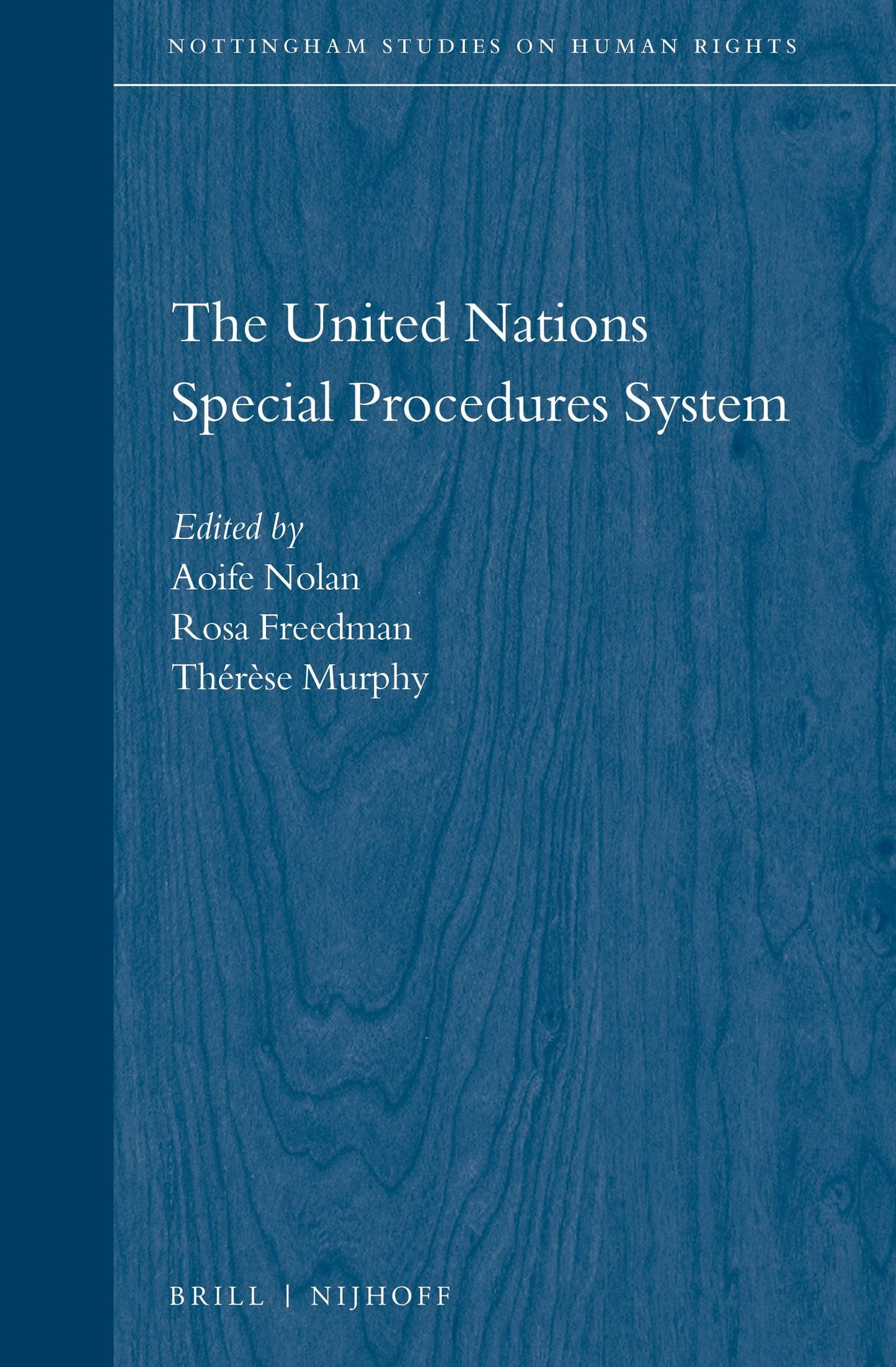 Book cover image for The United Nations Special Procedures System ISBN: 9789004304697