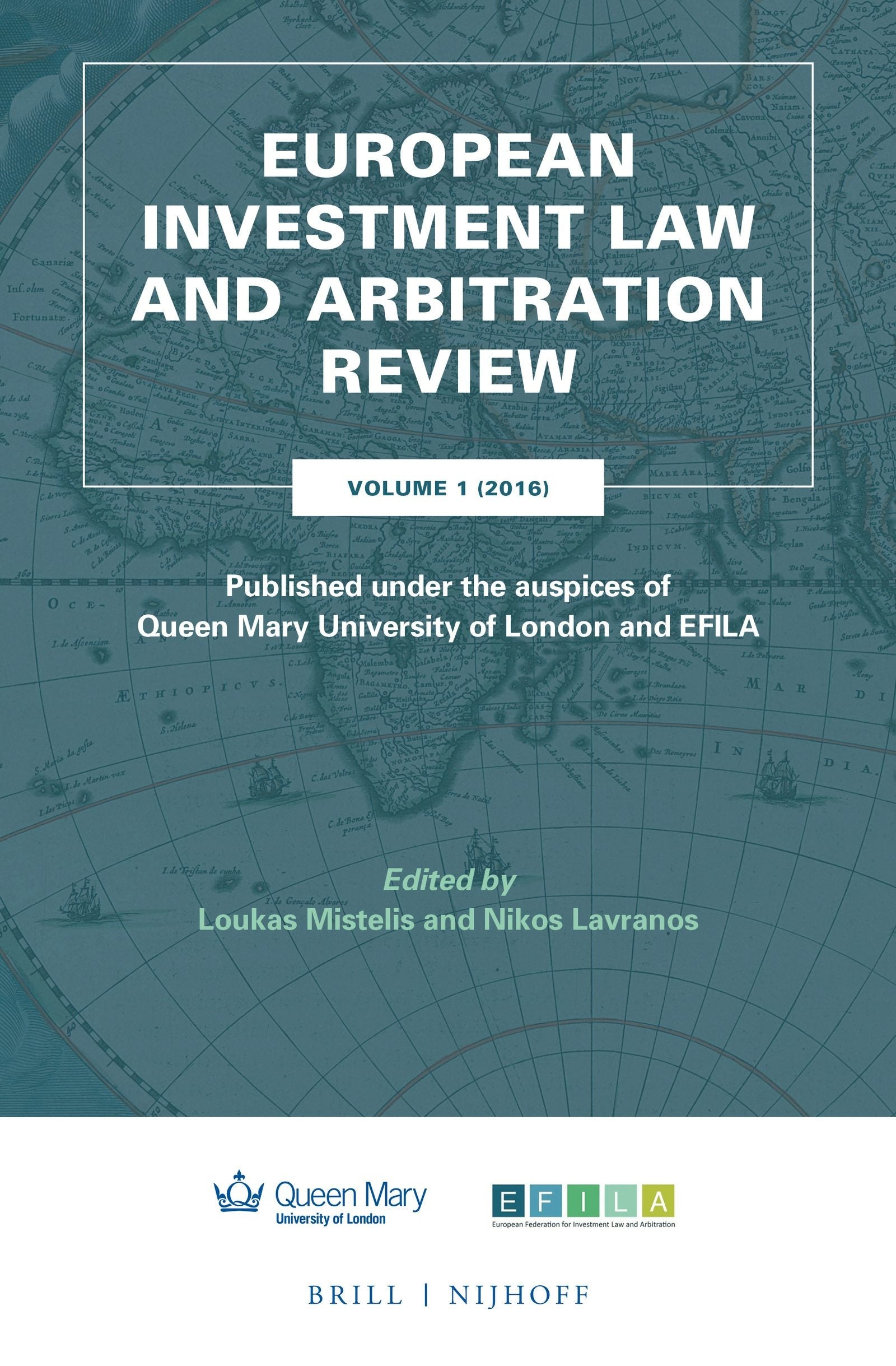 Book cover image for European Investment Law and Arbitration Review ISBN: 9789004335943