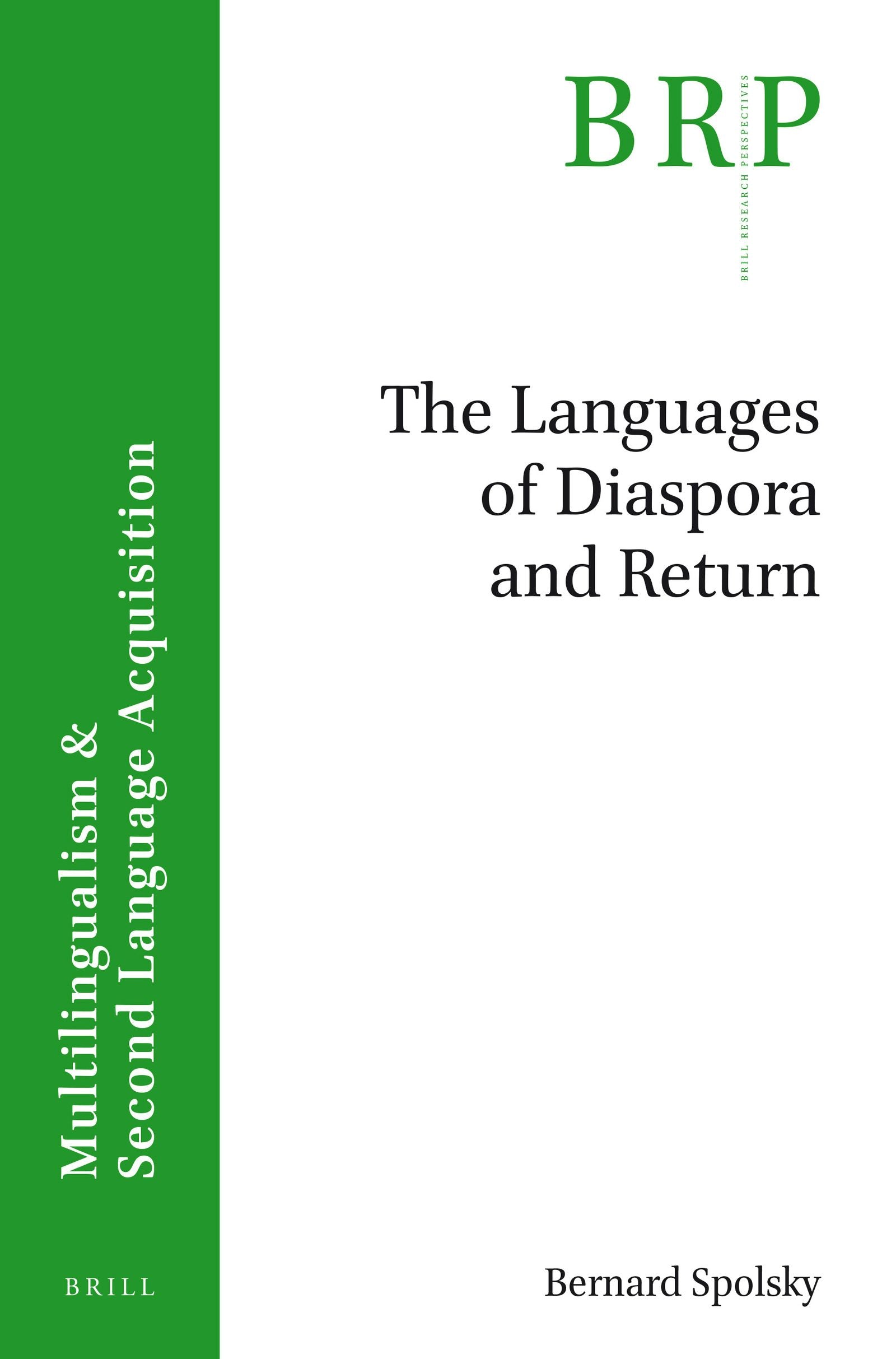 Book cover image for The Languages of Diaspora and Return ISBN: 9789004338388