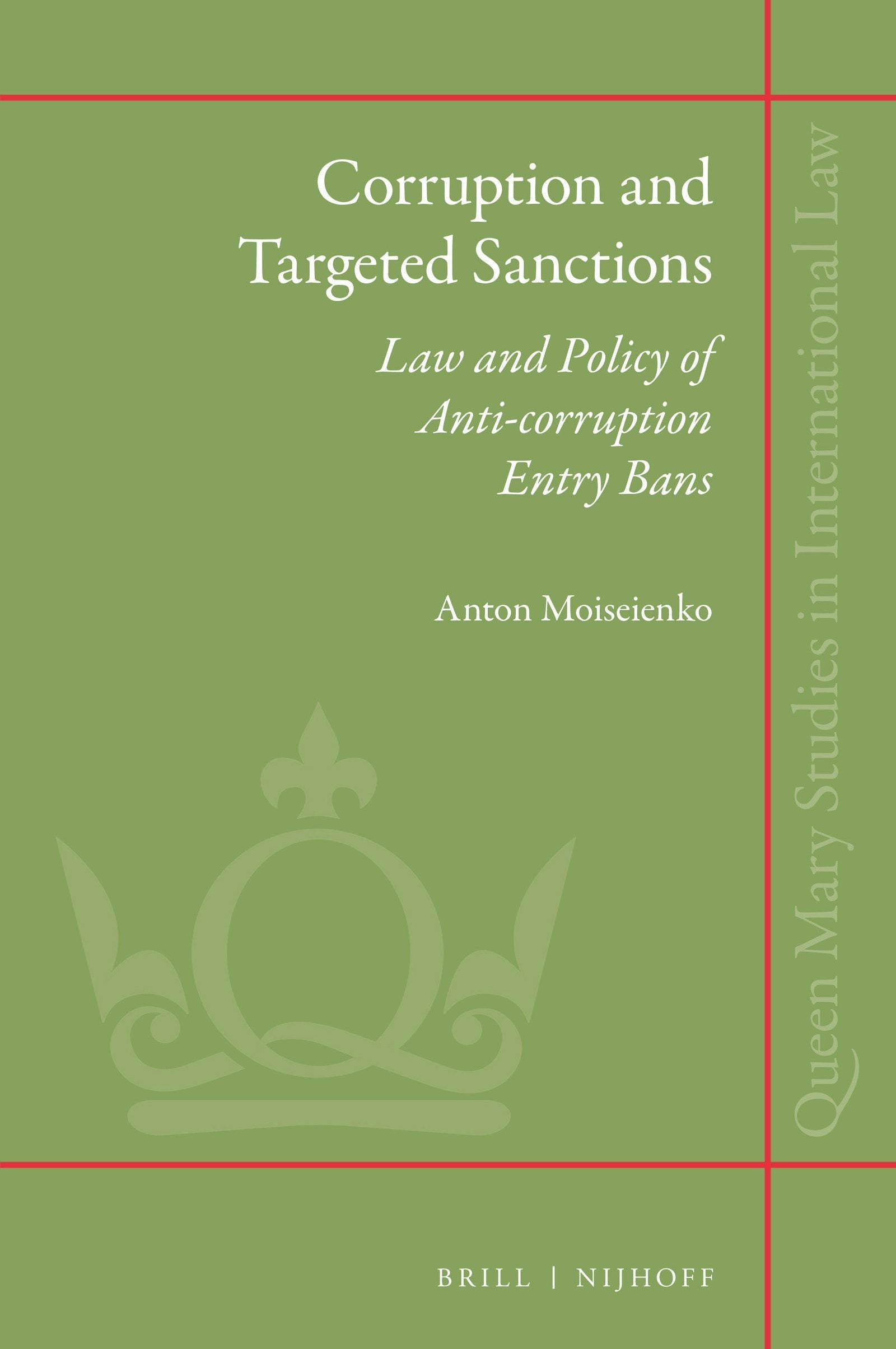 Book cover image for Corruption and Targeted Sanctions ISBN: 9789004369023