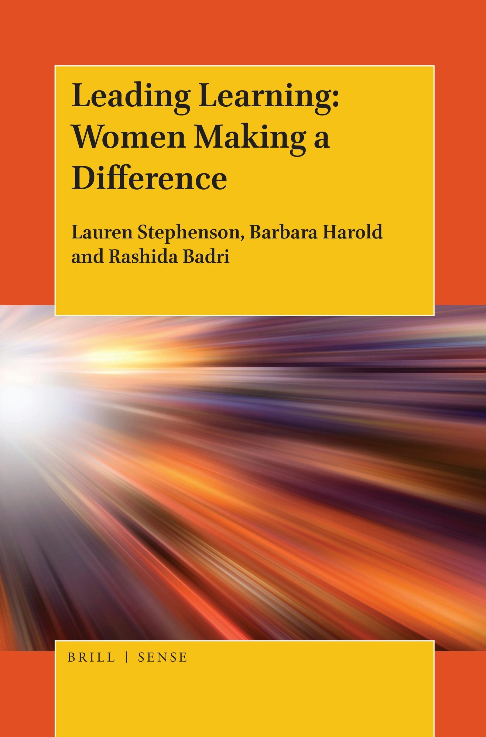 Book cover image for Leading Learning: Women Making a Difference ISBN: 9789004375949