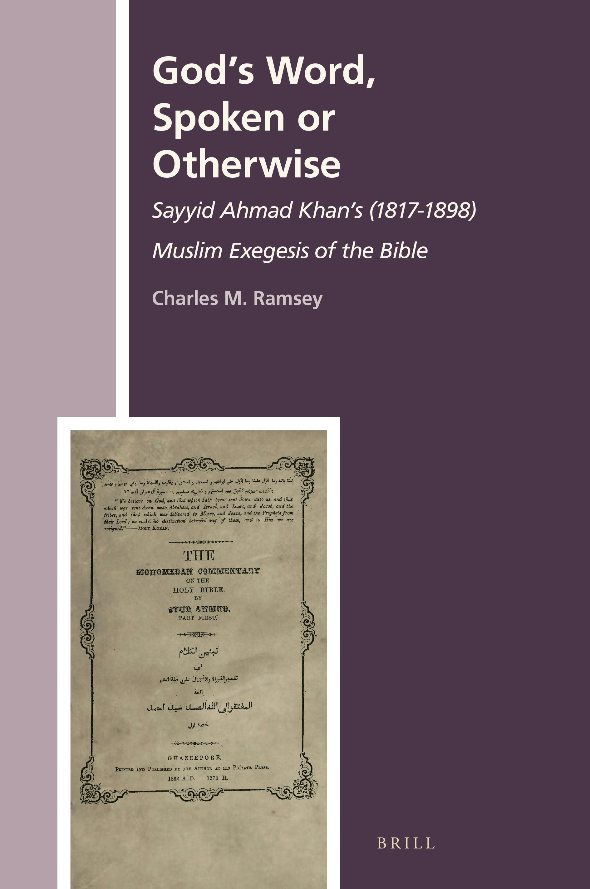 Book cover image for God’s Word, Spoken or Otherwise ISBN: 9789004467293