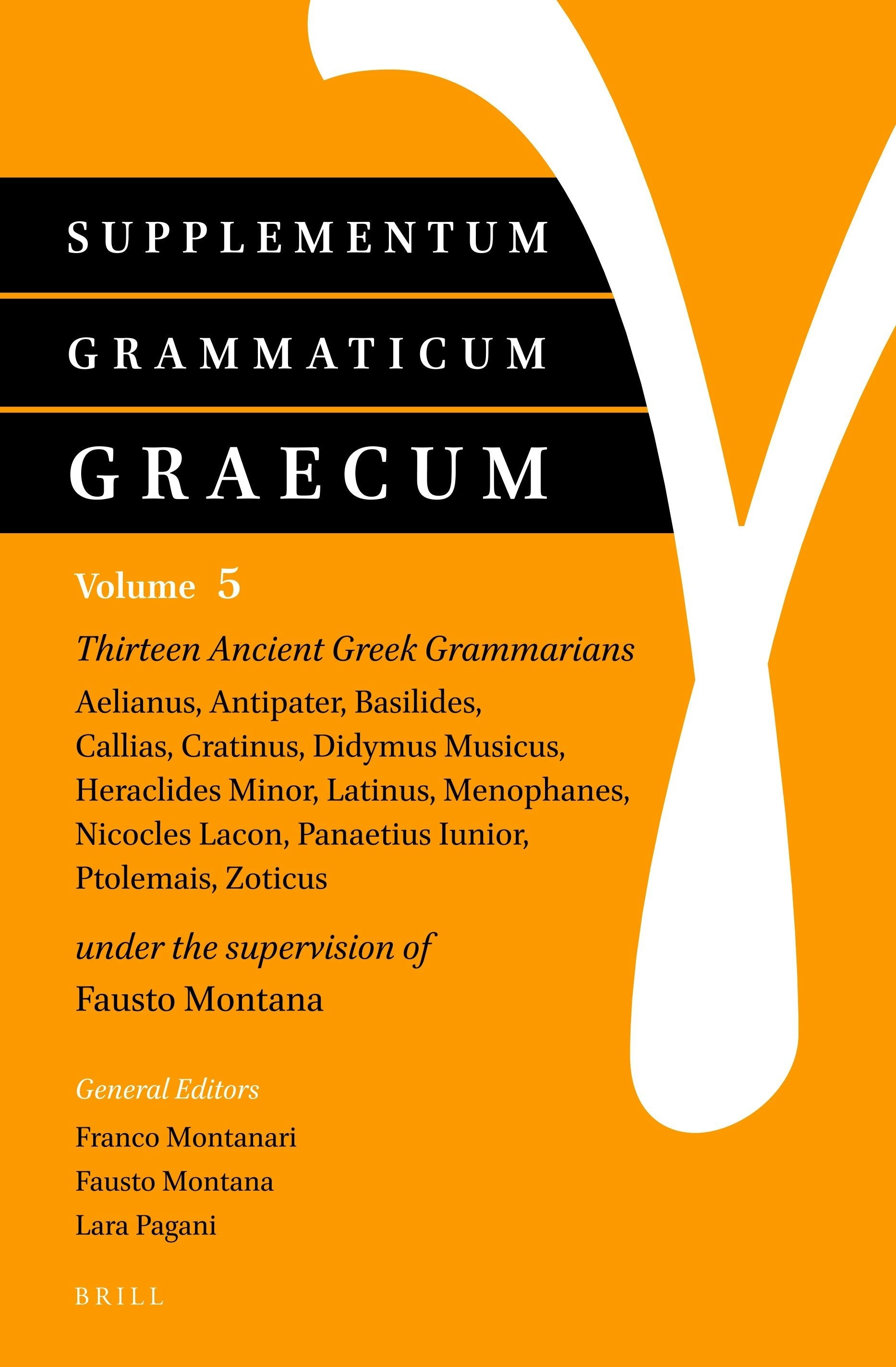 Book cover image for Supplementum Grammaticum Graecum 5 ISBN: 9789004472082
