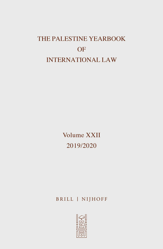 The Palestine Yearbook of International Law (2019-2020)