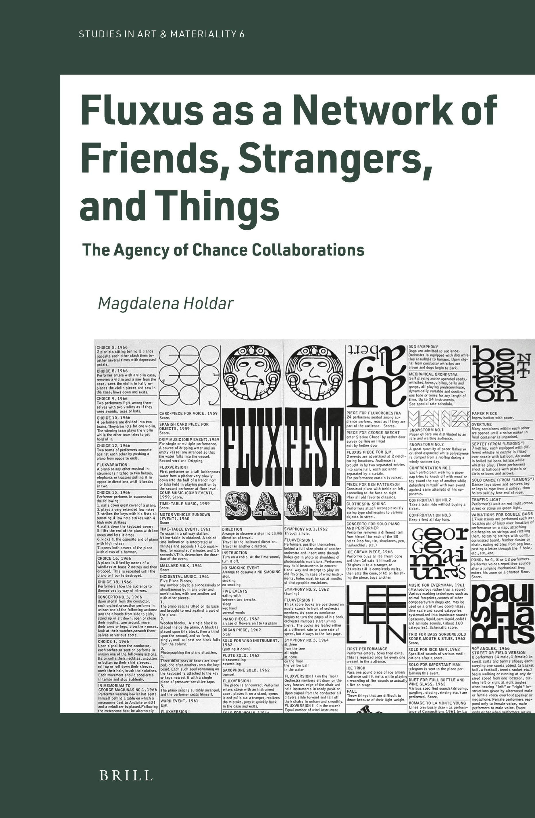 Book cover image for Fluxus as a Network of Friends, Strangers, and Things ISBN: 9789004512214