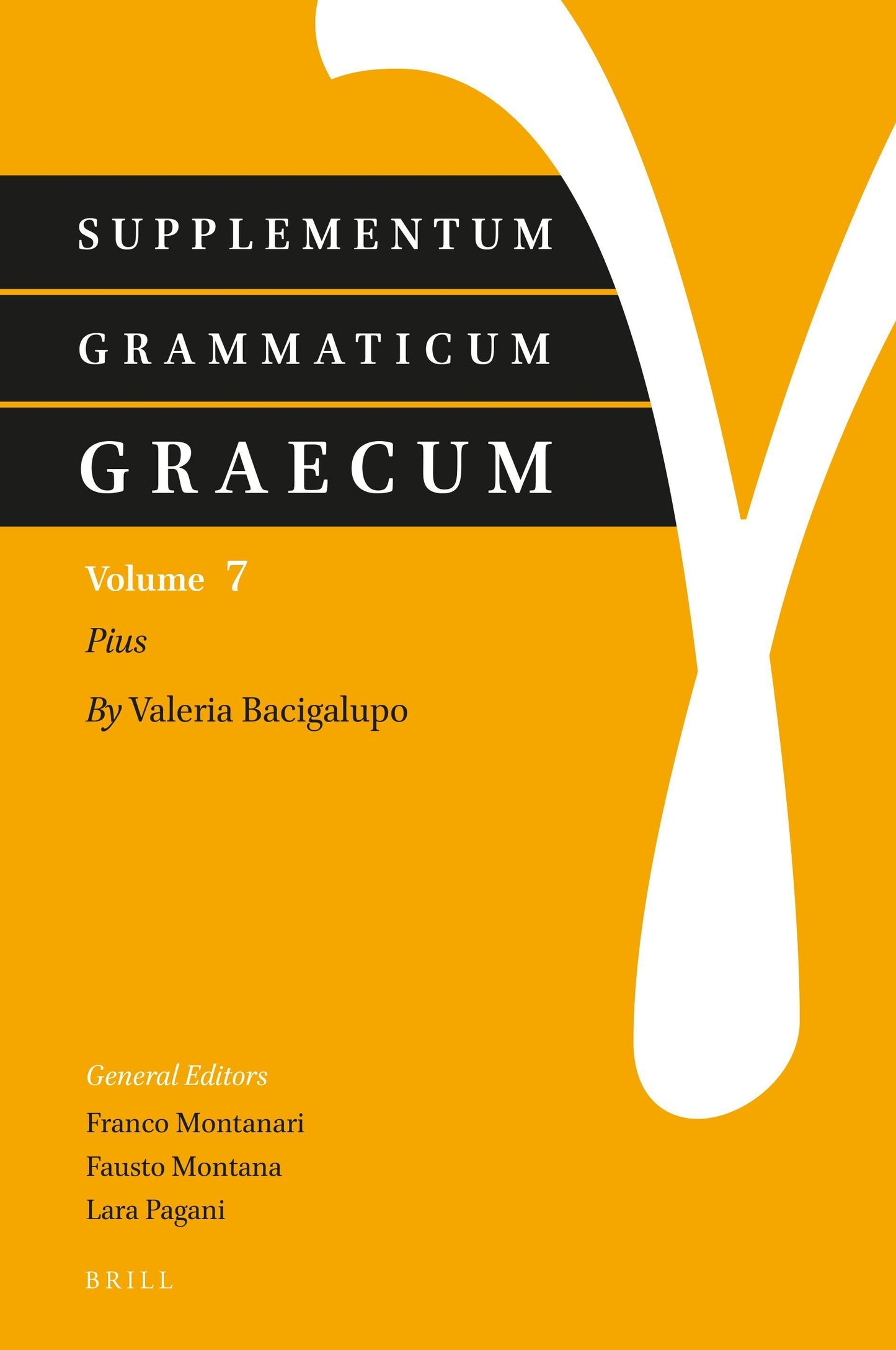 Book cover image for Supplementum Grammaticum Graecum 7 ISBN: 9789004533103