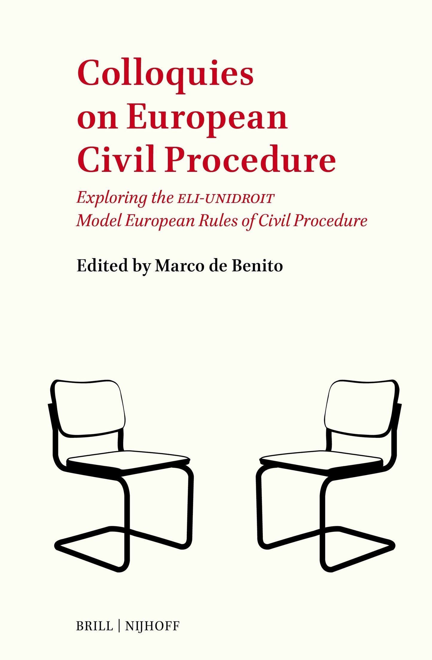 Book cover image for Colloquies on European Civil Procedure ISBN: 9789004533240