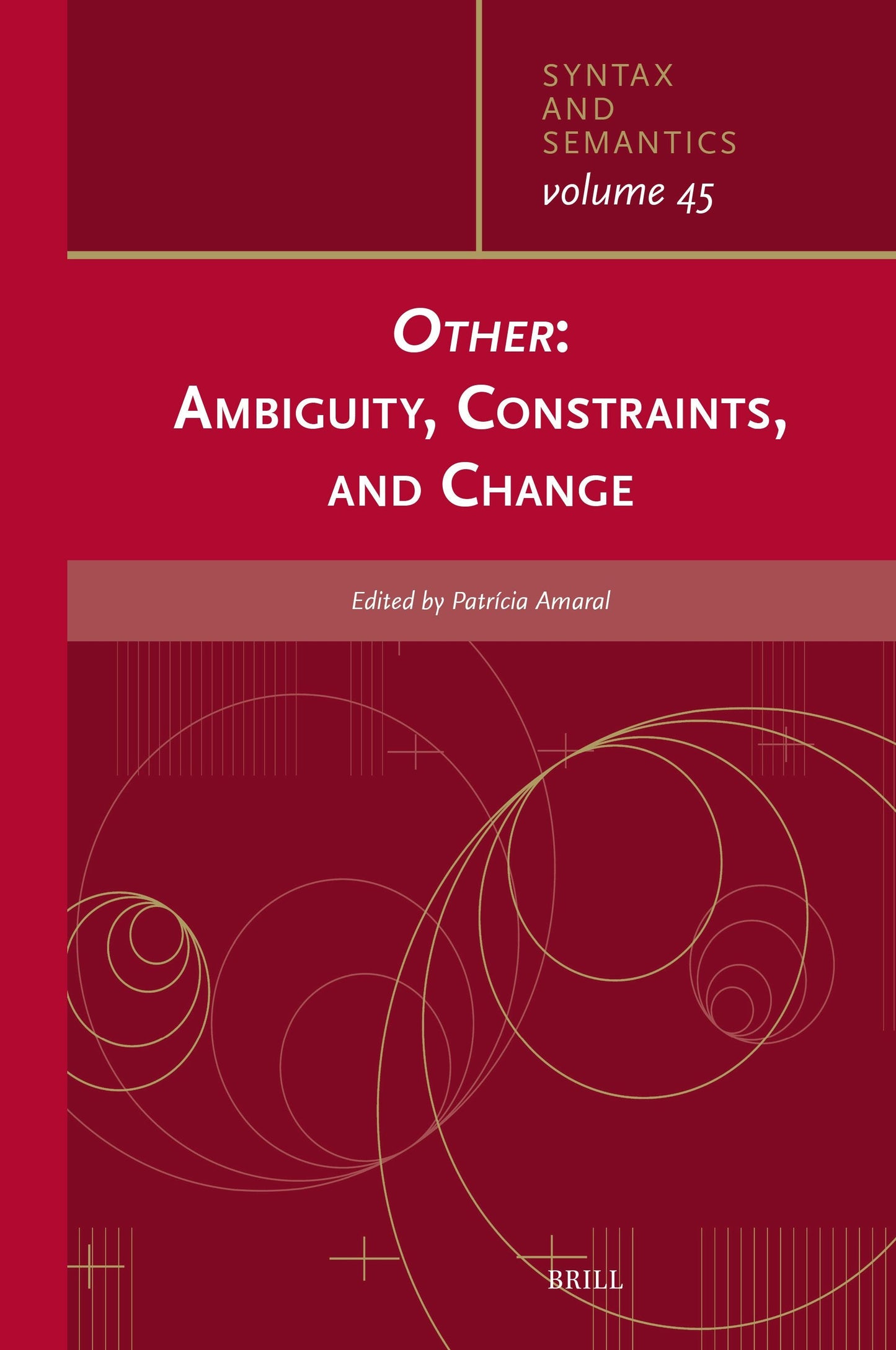 Book cover image for Other: Ambiguity, Constraints, and Change ISBN: 9789004534957