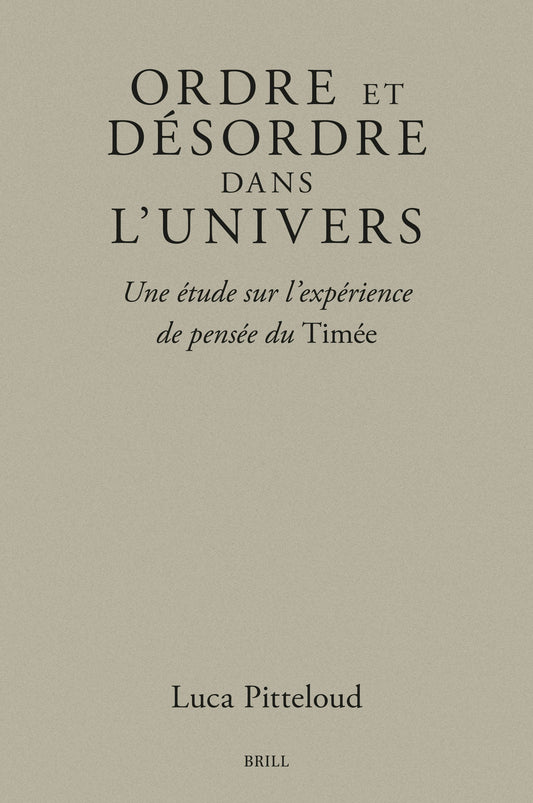 Ordre et désordre dans l’univers