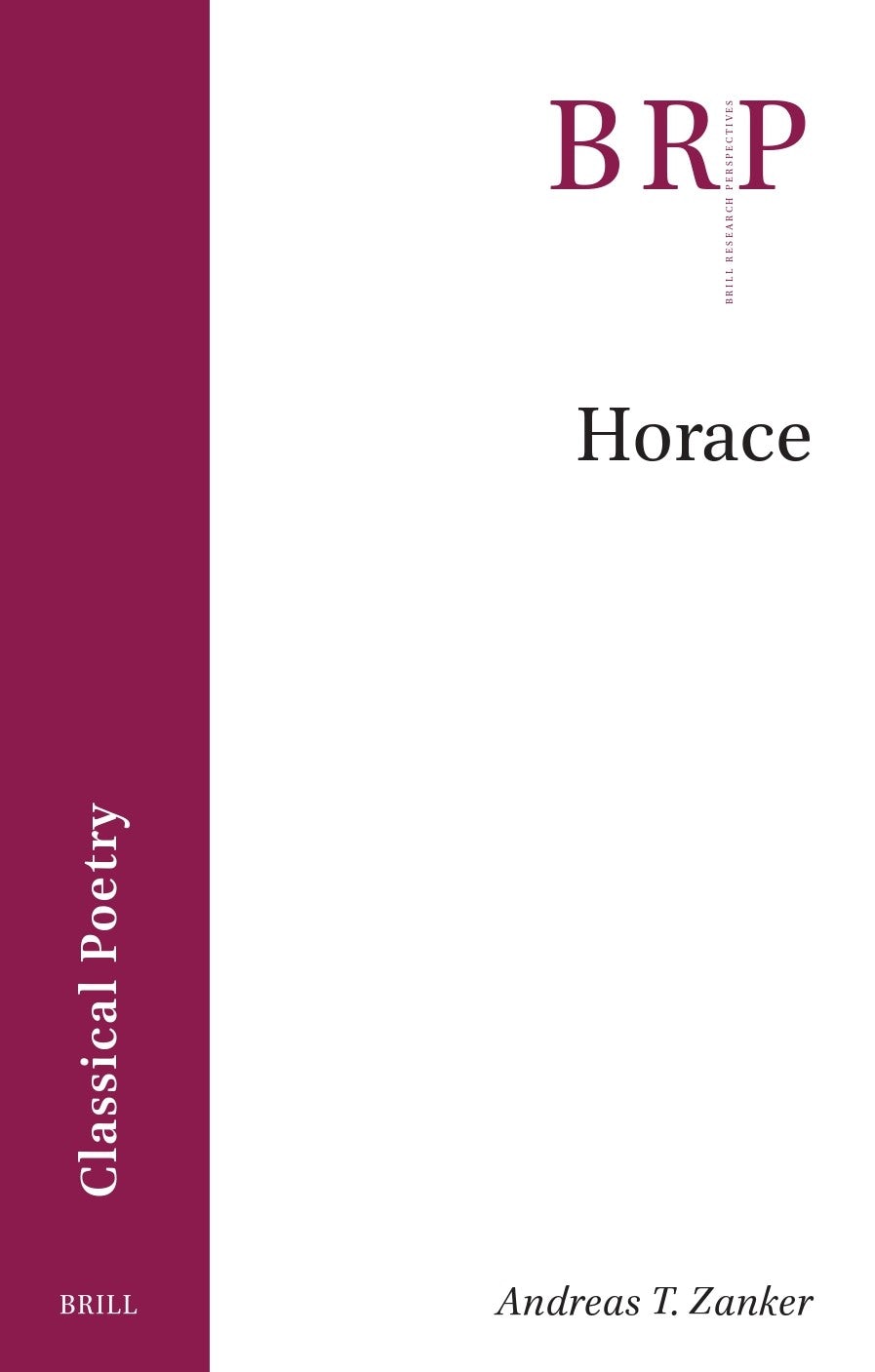 Book cover image for Horace ISBN: 9789004693876