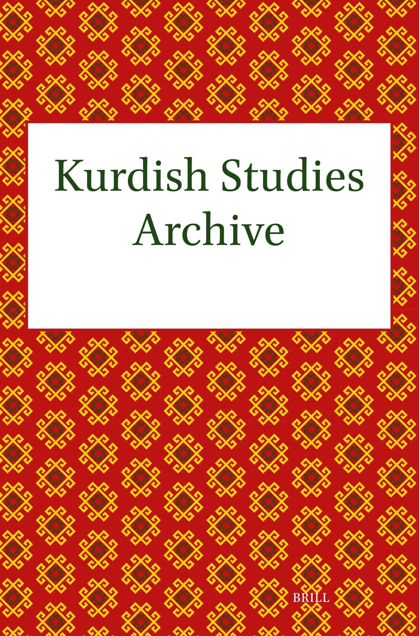 Book cover image for Kurdish Studies Archive ISBN: 9789004706620