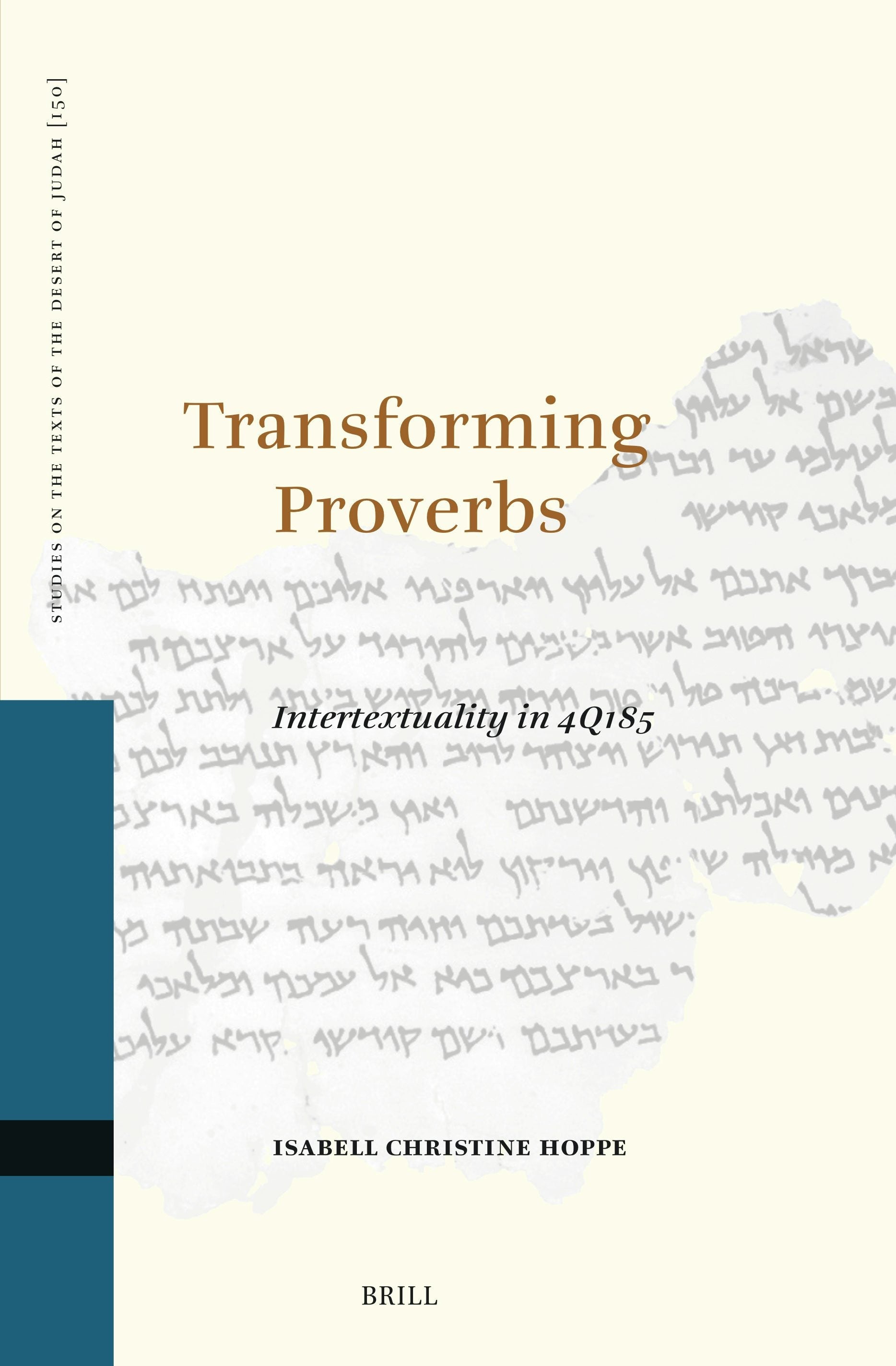 Book cover image for Transforming Proverbs ISBN: 9789004716216