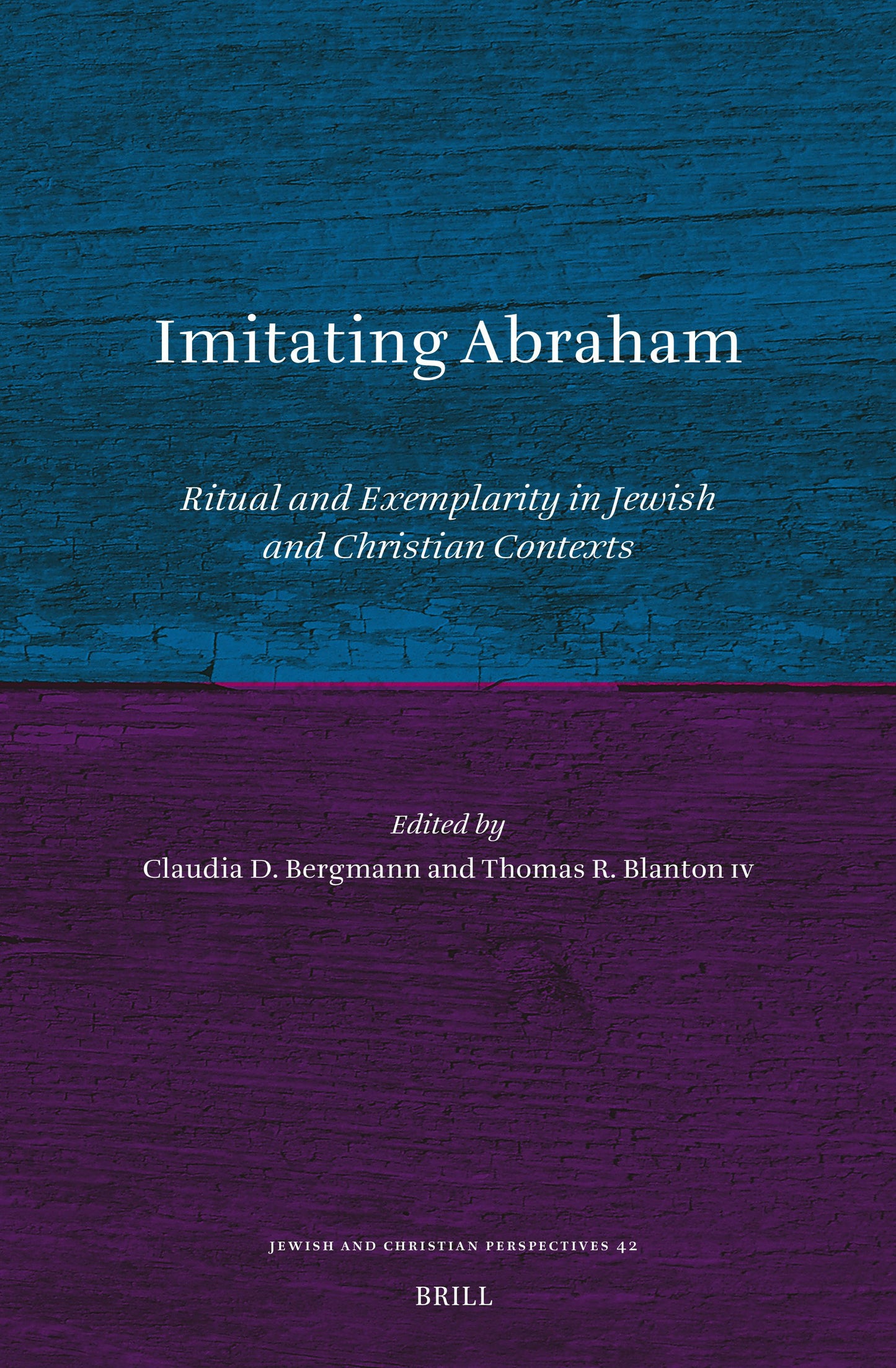 Book cover image for Imitating Abraham ISBN: 9789004722613