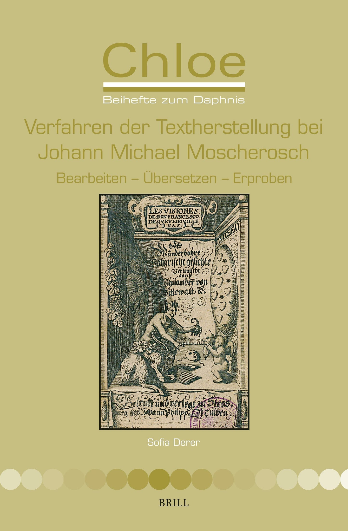 Book cover image for Verfahren der Textherstellung bei Johann Michael Moscherosch ISBN: 9789004723764