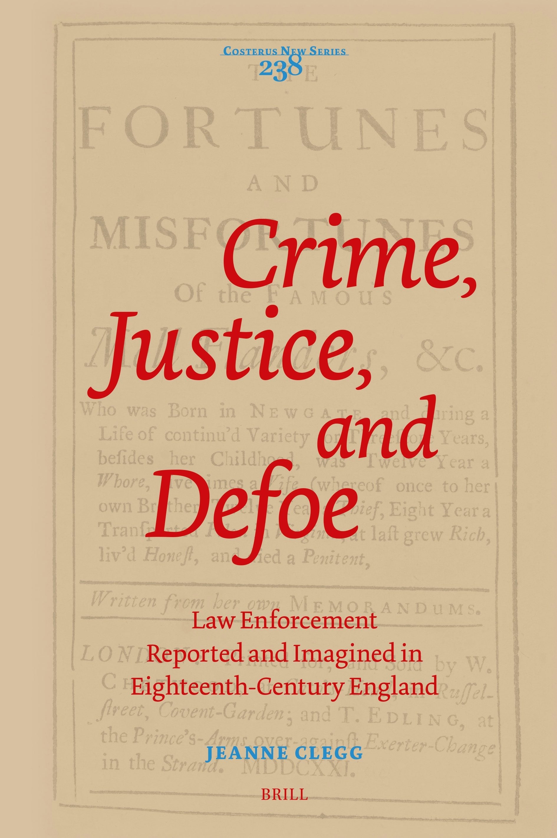 Book cover image for Crime, Justice, and Defoe ISBN: 9789004734494