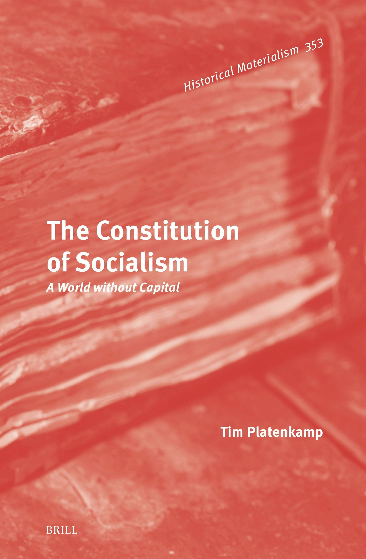 Book cover image for The Constitution of Socialism ISBN: 9789004739246
